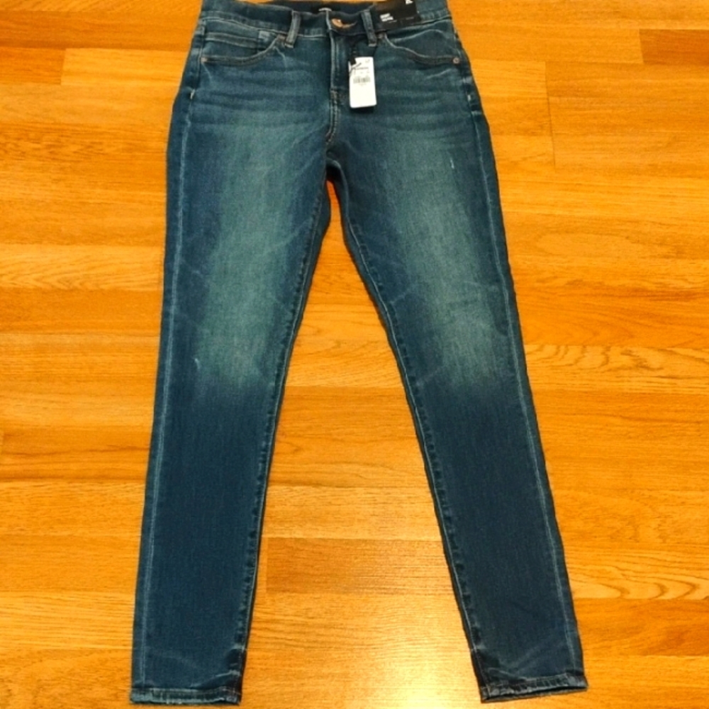 Women's Express Blue Skinny Mid Rise Jeans  StyleSize 2L